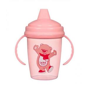 لیوان آموزشی ضد قطره دسته دار طرح خرسی وی بیبی Wee Baby