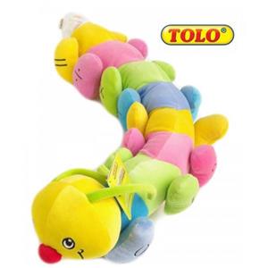 عروسک هزارپای پولیشی دخترانه و پسرانه چسبی تولو Tolo