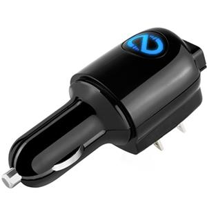 شارژر فندکی نزتک مدل N300 همراه با کابل microUSB Naztech N300 Car Charger With Lightning Cable