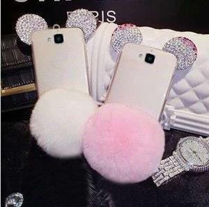 قاب ژله ای گوشی Huawei هواوی Diamond Mickey Fur Case for Y6 Pro 