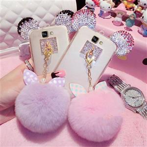 Diamond Mickey Ball Pendant Case Samsung Galaxy A7 2016 