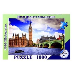   پازل 1000 تکه ترنم طرح ساعت BIG BEN به همراه یک عدد کیسه پازل ravensburger