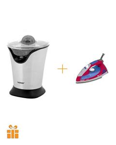 Zelmer ZCP2100X Citrus Press Drink Maker + ZIR0815R 1650W Steam Iron