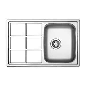 سینک ظرفشوئی فرامکو کد 41 توکار سایز 78 در 50