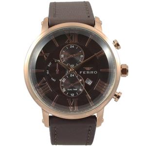 ساعت مچی عقربه ای مردانه فرو مدل F61509-622-C2 FERRO Watch for man 