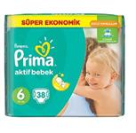 پوشک پریما پمپرز ترک سایز 6 (38تایی) Prima Pampers