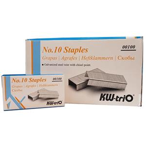 سوزن منگنه کی دبلیو تریو سایز 10 - 20 بسته 1000 عددی KW-Trio  Staples No.10 -20 Boxes of 1000 Pcs