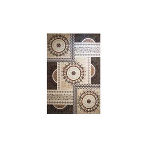 فرش ماشینی ساوین طرح خورشید زمینه کرم