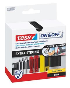 Tesa ON  OFF Extra Strong Tape 55229-00000 black  چسب نر و ماده نواری فوق العاده قوی 