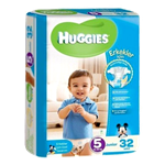 پوشک بچه هاگیز کارتنی سایز 5 Huggies پسرانه