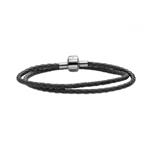 دستبند الیور وبر مدل دو حلقه ای ویژه  آویز مهره سایز L
