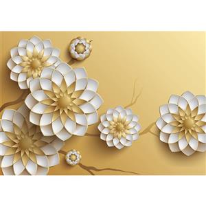 کاغذ دیواری سالسو طرح golden flower 