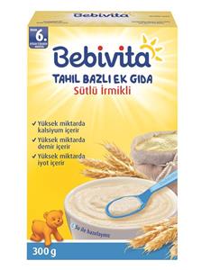غذای کودک شیر و آرد سمولینا ببویتا Bebivita