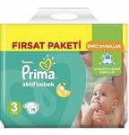 پوشک پریما پمپرز ترک اونتاژ سایز3 (78تایی) همراه هدیه Prima Pampers