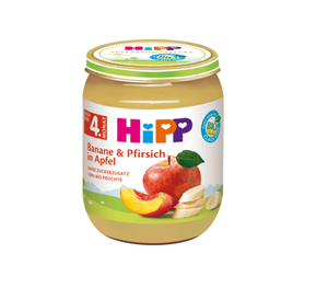پوره سیب موز هلو هیپ آلمانی  Hipp