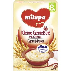 غذای کودک فرنی غلات و آرد سمولینا(8ماه) میلوپا milupa
