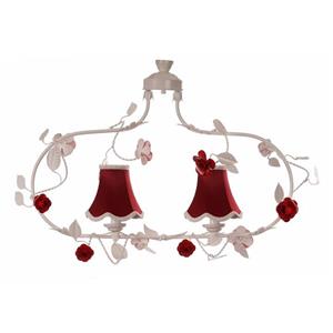 لوستر فورژسازان دو شعله مدل بهار Forzhsazan bahar  Two flames chandelier