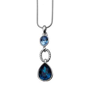 گردنبند الیور وبر مدل مونته Pendant Monte rhod. blue Oliver Weber-11158