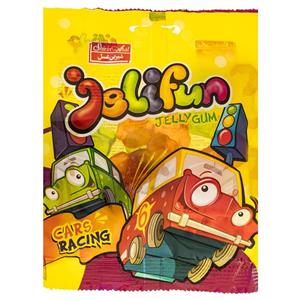 پاستیل میوه ای شیرین عسل مدل Cars Racing مقدار 70 گرم Shirin Asal Cars Racing Jelly Gum 70gr