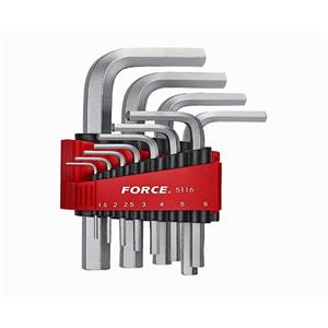 آچار  آلن فورس مدل 5116 مجموعه 11 عددی Force 11 Pcs Hex Key Set