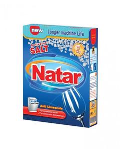 Natar مجموعه مواد شوینده ماشین ظرفشویی(قرص+نمک+براق کننده+ جرم گیر)کد 4 (2 بسته پودر+ نمک+ براق کننده+ جرم گیر)