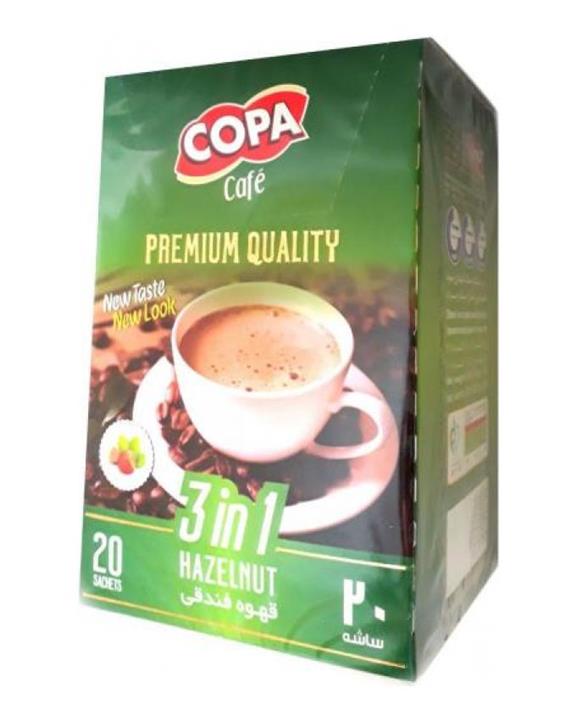 کوپا قهوه 1*3 فندقی 20 عددی کوپا