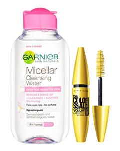 Maybelline پک دو عددی ریمل و محلول شستشو صورت