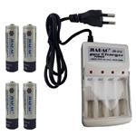 JB-212 JIABAO Battery Charger with 4 AA rechargeable Battery