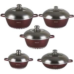 سرویس قابلمه 10 پارچه بوش مدل رینگی