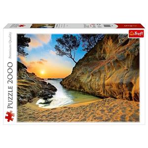 پازل 2000 تکه طلوع خورشید - کاستا براوا - اسپانیا-Trefl Puzzles- 2000-Sunrise-Costa Brava-Spain-Trefl