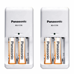 Panasonic Rechargeable Evolta Compact Charger BQ-CC06 2pcs