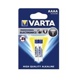 Varta High Quality Alkaline AAAA Battery Pack of 2