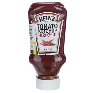 سس گوجه فرنگی تند هاینز مقدار 255 گرم Heinz Tomato Ketchup Fiery Chilli Sauce Dressing 255gr