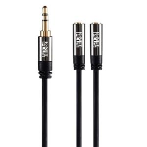 کابل انتقال صدا کی نت پلاس مدل KP-C1005 طول 0.2 متر KNETPLUS KP-C1005 Stereo Audio Y-splitter Cable 0.2m