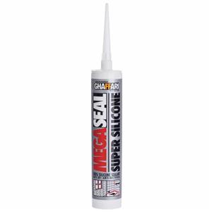 چسب درزگیر سیلیکونی غفاری مدل Super Silicone بی رنگ 330 گرمی