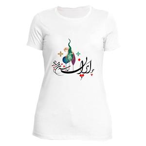   تی شرت زنانه نگار ایرانی طرح Z-J 2