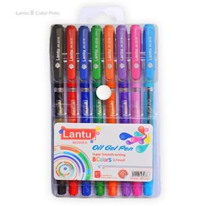 خودکار ژله ای 8 رنگ لانتو 0/7mm