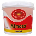 رنگ اکریلیک پایه آب سارتاش مدل مات گل ابریشمی Mimoza کد SOP 104 وزن 3.5 کیلوگرم