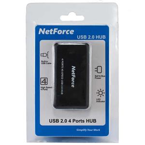 هاب Netforce 158 4Port هاب USB 2.0 چهار پورت نت فورس مدل HUB-158