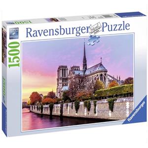 پازل 1500 تکه راونزبرگر طرح نقاشی نوتردام ravensburger puzzles1500-Picturesque Notre Dame