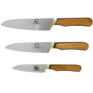 ست 3 پارچه چاقو آشپزخانه زنجان شهبازیفر  مدل الجا Olja Zanjan Shabazifar Kitchen Knife Set 3 Pcs