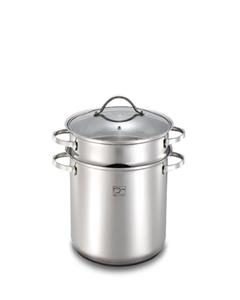 پارس استیل قابلمه پاستاپز 3 پارچه 200 دسته فلزی