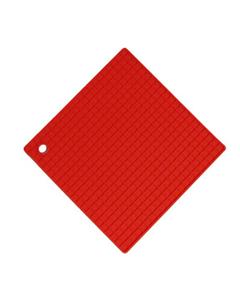 کارال زیر قابلمه ای سیلیکونی مربع کارال رنگ قرمز 