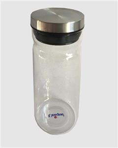 Unique جای حبوبات استیل 20 سانتی متر