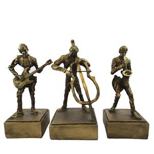 مجسمه گالری ره آورد طرح گروه موزیک مجموعه 3 عددی