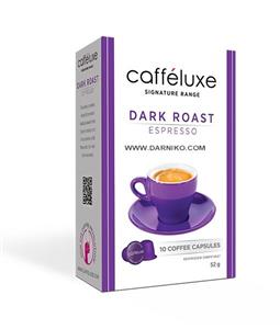 کپسول قهوه اسپرسو دارک روست کافی لوکس CaffeLuxe 