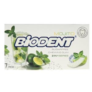 ادامس مینی استیک بدون شکر با طعم موهیتو بایودنت Biodent Mojito Flavored Sugar Free Chewing Gum 