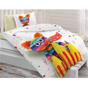 ست لحاف ماری یلو نوزادی مدل نوسی 5 تکه Marielou Nosy Quilt Baby Set - 5 Pieces