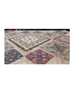 زمرد مشهد فرش ماشینی  6 متری کد 7007