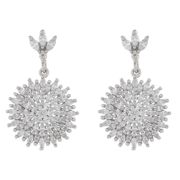 گوشواره نقره مایا مدل MSE137